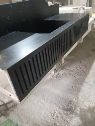 Encimera mármol negro marquina