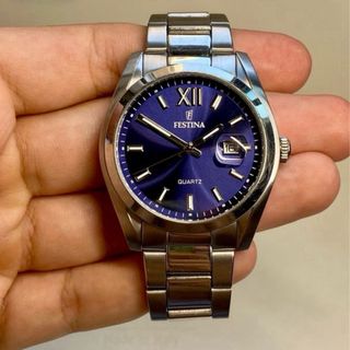 Reloj Festina Azul y Plateado