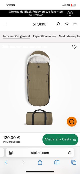 Fodera invernale YOYO BABYZEN pvp 120 EUR