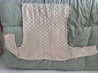 Jersey H&M Encaje Crema Talla M