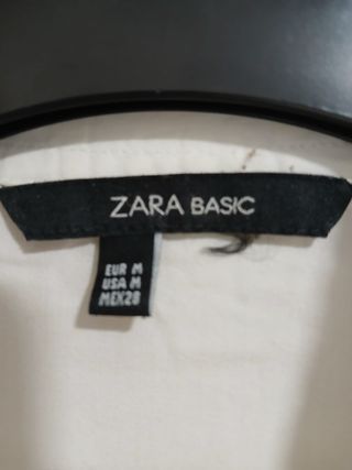 Camisa Zara Basic Blanca Talla M