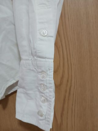Camisa Zara Basic Blanca Talla M