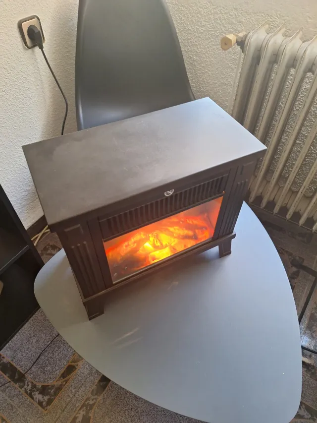 Calefactor chimenea con luz