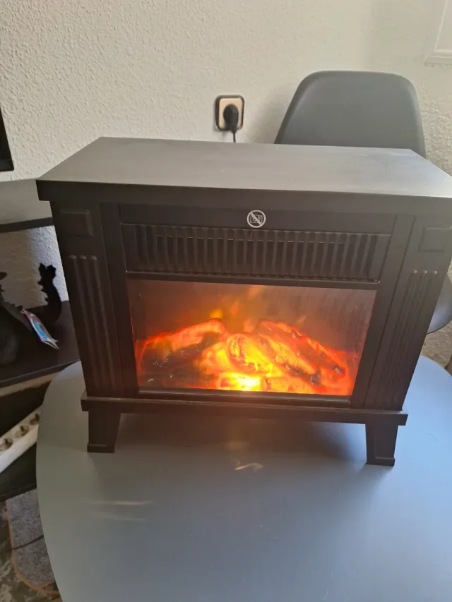 Calefactor chimenea con luz