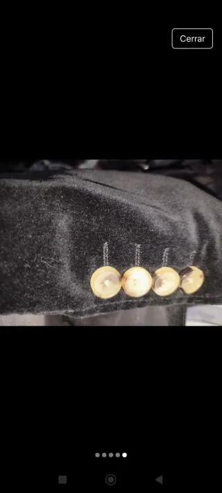 Blazer de terciopelo negro mujer