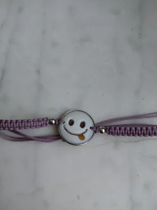 Bracciale con cammeo e  arg.925 con nodi da marina