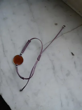 Bracciale con cammeo e  arg.925 con nodi da marina