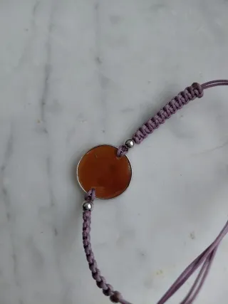 Bracciale con cammeo e  arg.925 con nodi da marina