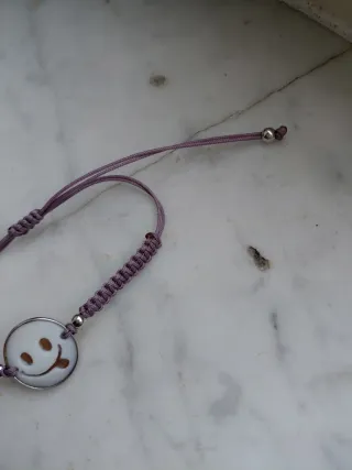 Bracciale con cammeo e  arg.925 con nodi da marina