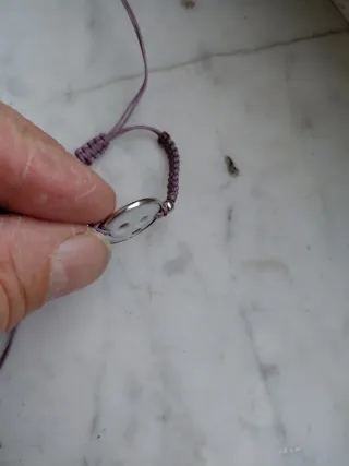 Bracciale con cammeo e  arg.925 con nodi da marina