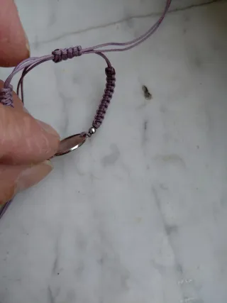 Bracciale con cammeo e  arg.925 con nodi da marina