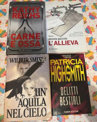 4 Libri Thriller/Gialli Italiani