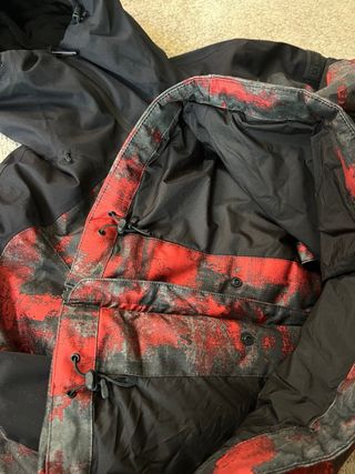 Chaqueta de esquí con estampado