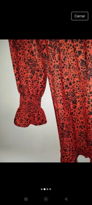 Vestido estampado mujer