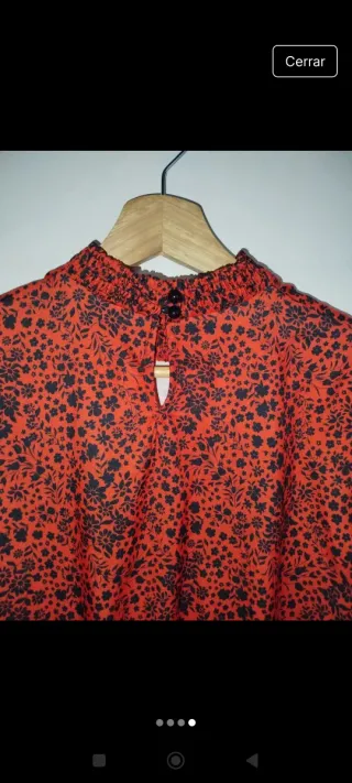 Vestido estampado mujer