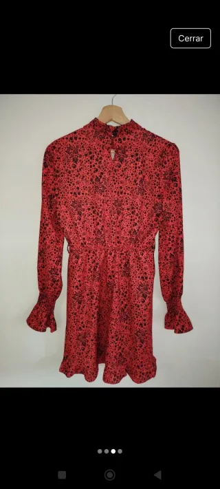 Vestido estampado mujer