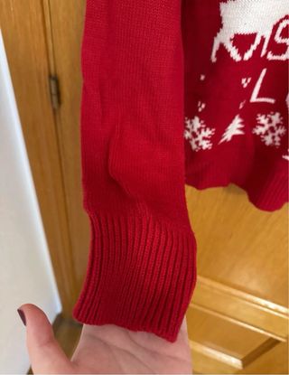 Jersey Navideño Rojo Easy Wear Talla L
