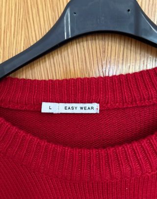 Jersey Navideño Rojo Easy Wear Talla L