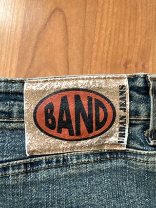 Falda vaquera elástica azul