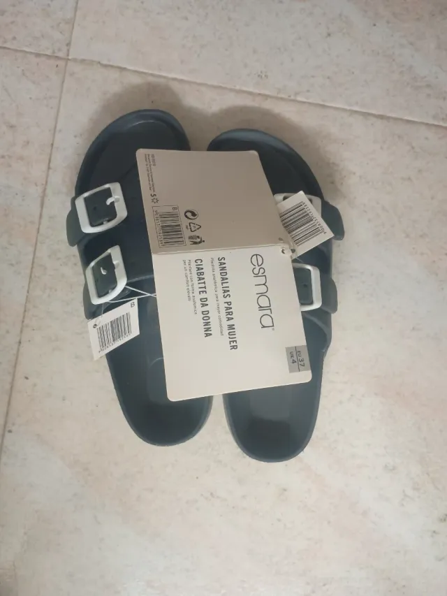 Sandalias mujer negras