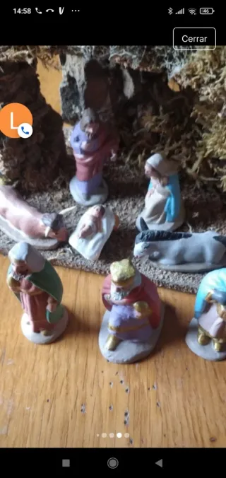 Nacimiento Belén Terracota Reyes Magos