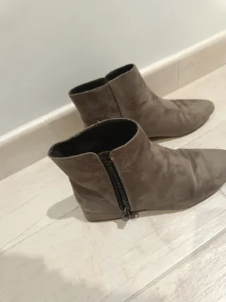 Botines Zara grises talla 38