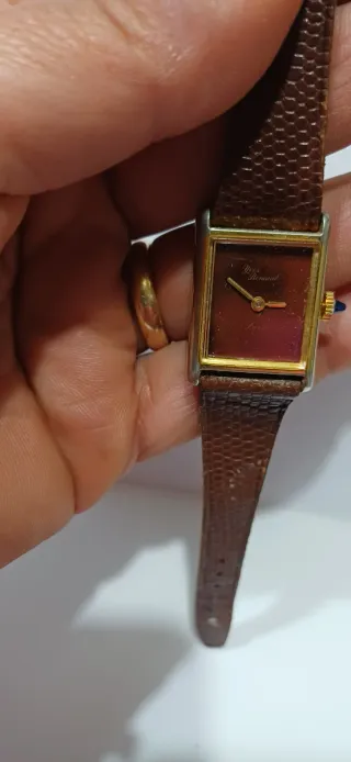 Orologio donna Yves Renard vintage oro marrone
