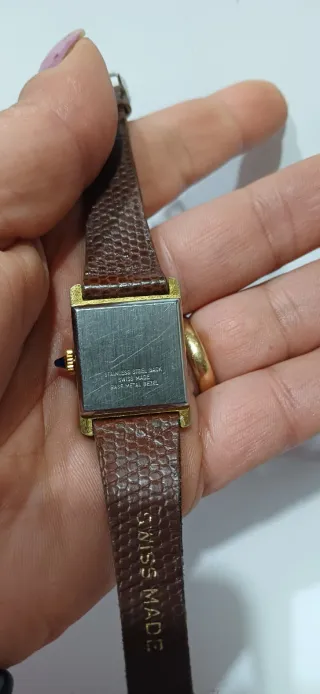 Orologio donna Yves Renard vintage oro marrone