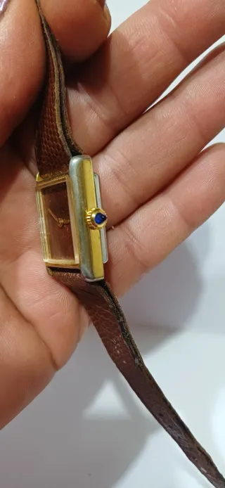 Orologio donna Yves Renard vintage oro marrone