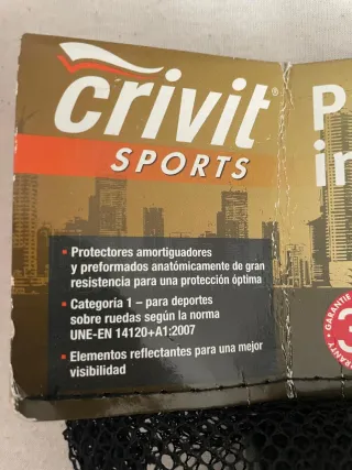 Protecciones Crivit para patinaje