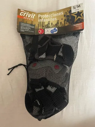 Protecciones Crivit para patinaje