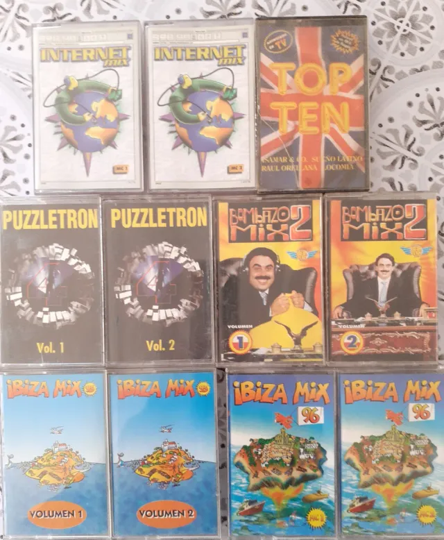 Lote Cintas Cassette Musica Dance Anni '90