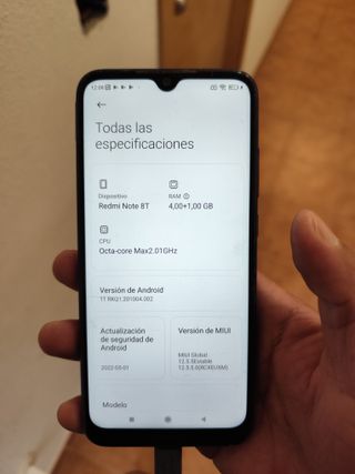 Xiaomi Redmi Note 8T Blu