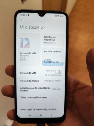 Xiaomi Redmi Note 8T Blu