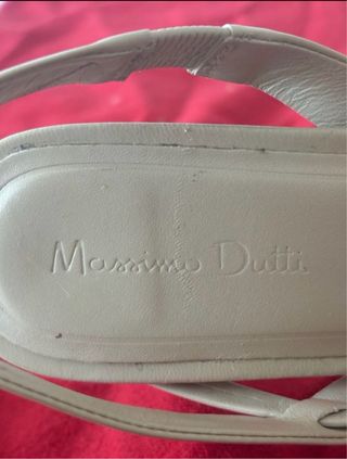 Tacones Massimo Dutti Beige