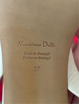 Tacones Massimo Dutti Beige