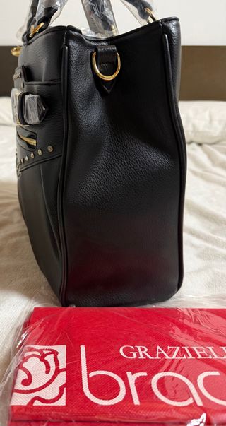 Borsa G. Braccialini Nera Nuova Con Cartellino