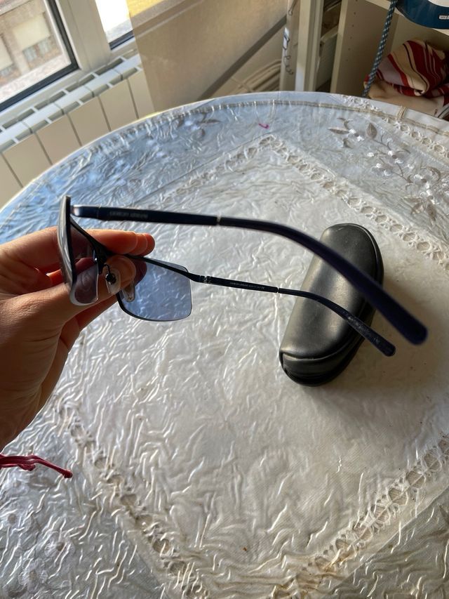 Gafas de sol Giorgio Armani negras y azules