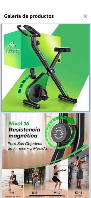 Bicicleta Estática Plegable VANN