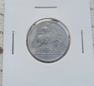 10 céntimos España 1941 Lancero