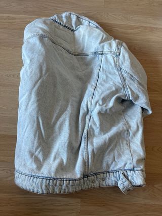 Chaqueta vaquera forrada azul