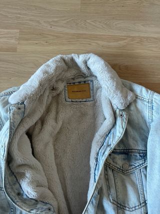 Chaqueta vaquera forrada azul