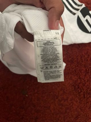 Camiseta Real Madrid Adidas Blanca Original