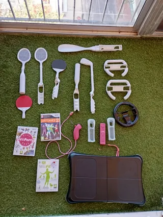 Lote Accesorios Wii + Juegos (Sin Consola)
