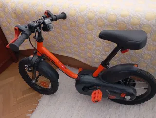 Bicicleta infantil naranja