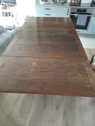 Mesa de cocina madera antigua