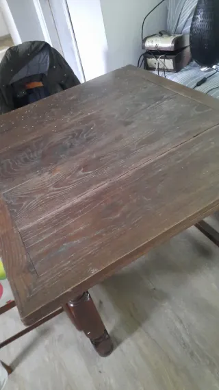 Mesa de cocina madera antigua