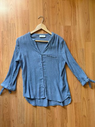 Camisa Molly Bracken azul talla L