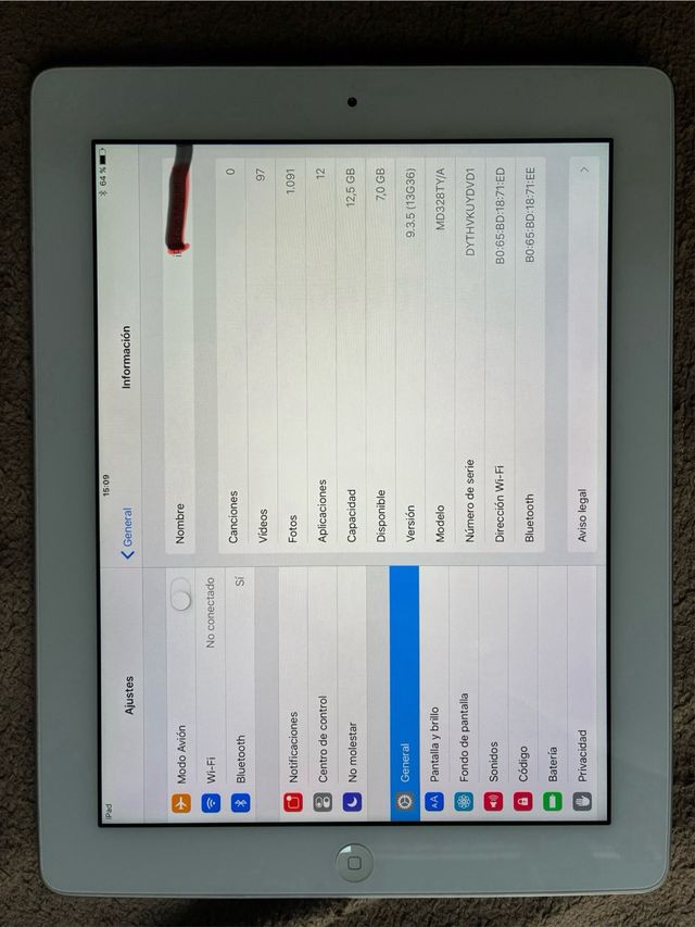 2 tablets iPad 3ª Generación Blanco 16GB + Cable