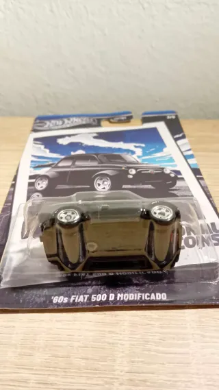 Hot Wheels Silver Series 60s Fiat 500 D Modificado